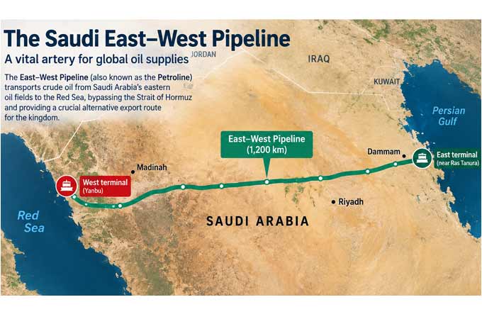 UAE Business: Saudi pipeline shutdown raises fresh threat of oil price surge